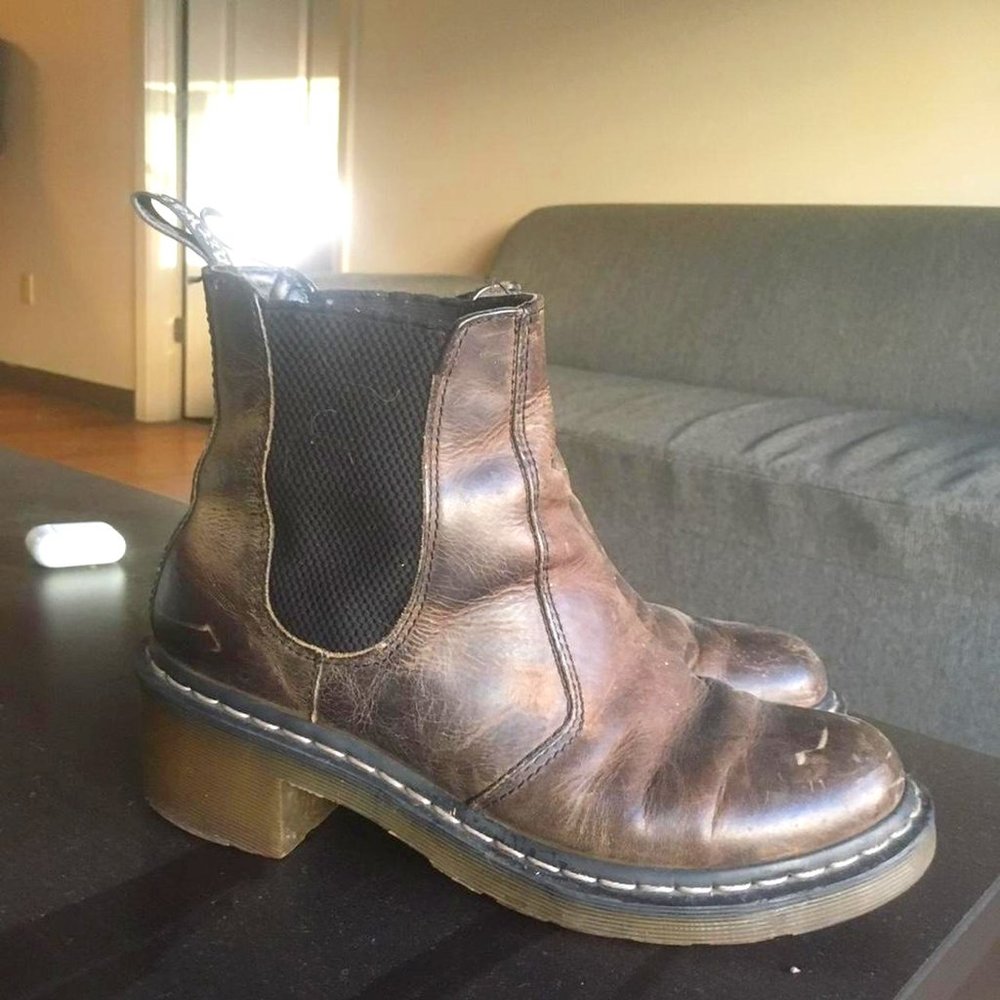 Cadence Heeled Doc Martens Chelsea Boots